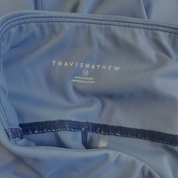 Travis Mathew Where it Counts Pocket Ponte Leggings Blue Womens XS - Picture 5 of 6
